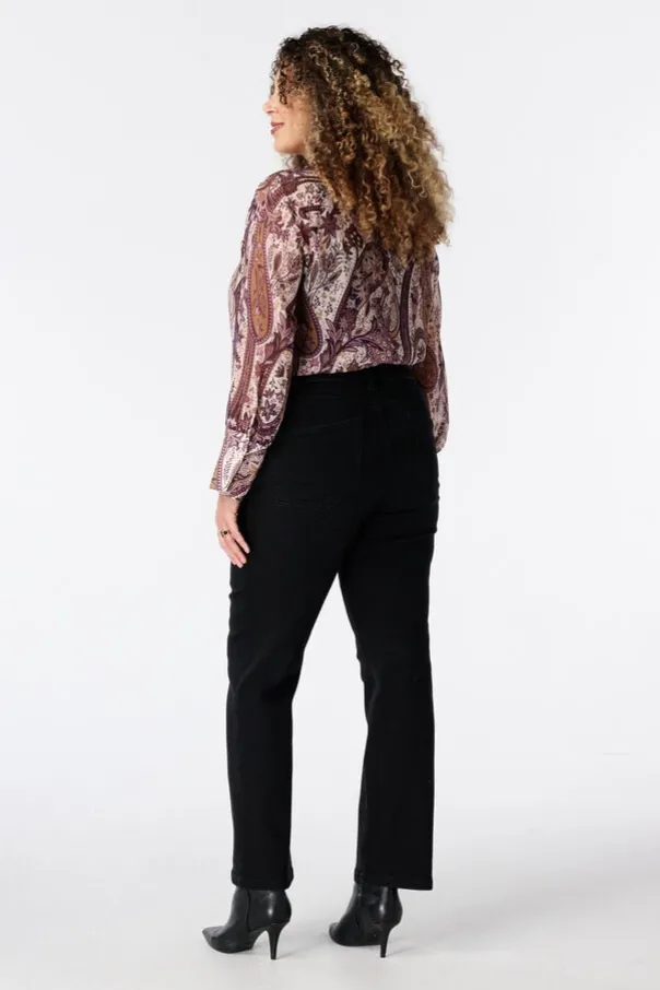Straight leg jeans