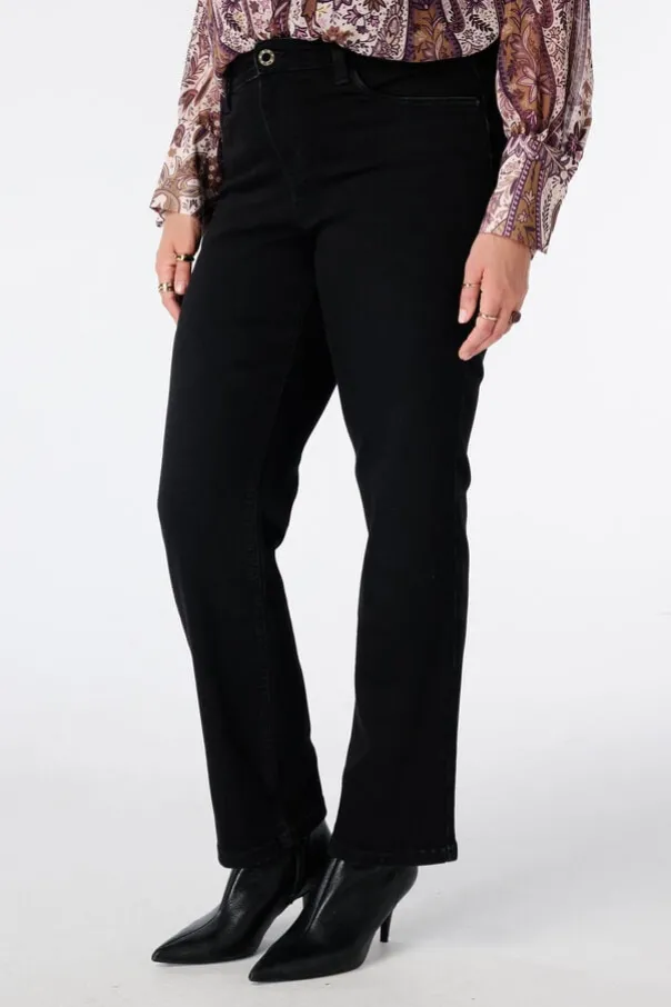 Straight leg jeans