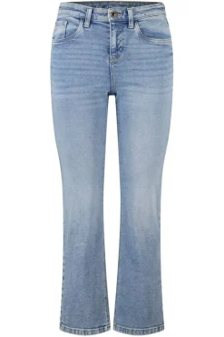 Straight leg jeans met mid waist