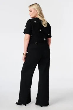 Straight leg pantalon