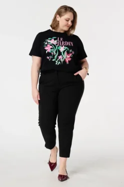 Straight leg pantalon
