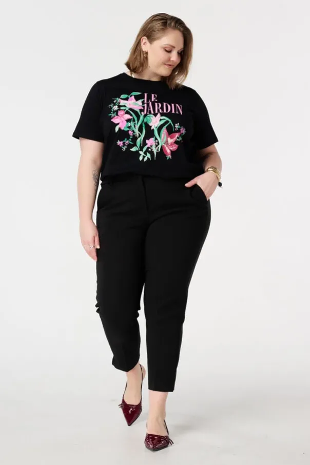Straight leg pantalon