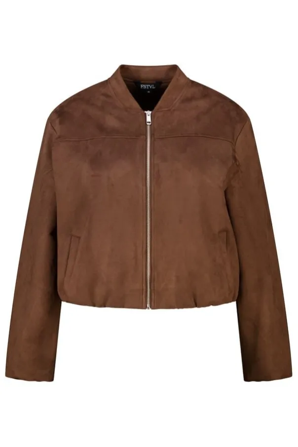 Suèdine bomber jasje