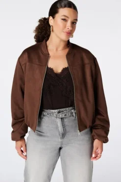 Suèdine bomber jasje