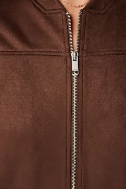 Suèdine bomber jasje