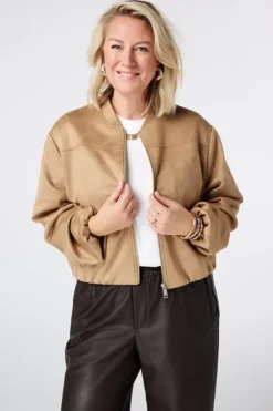 Suèdine bomber jasje