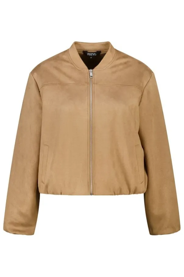 Suèdine bomber jasje