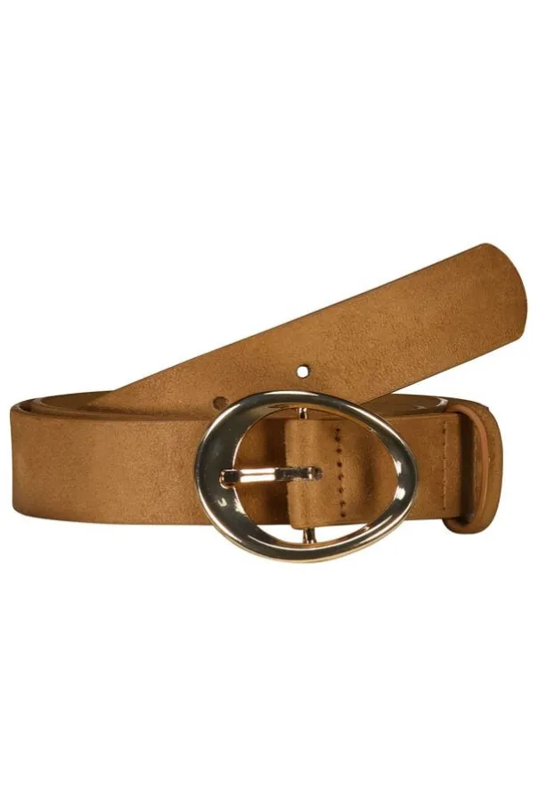 Suèdine riem met gesp