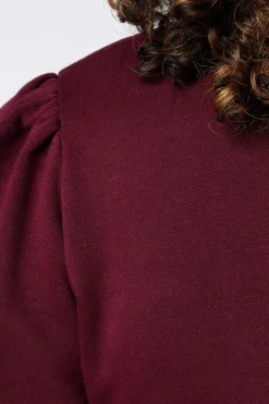 Sweater met korte pofmouwen