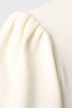 Sweater met korte pofmouwen