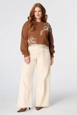 Sweater met opdruk