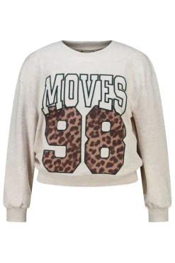 Sweater met sportieve print