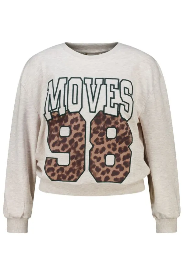 Sweater met sportieve print