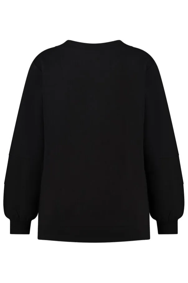 Sweater met v-hals