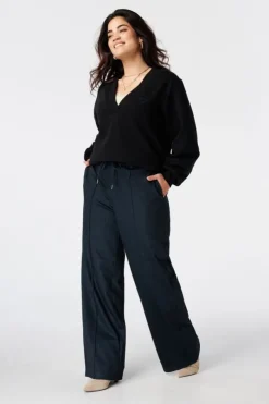 Sweater met v-hals