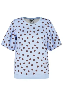 Sweat top met polka dot