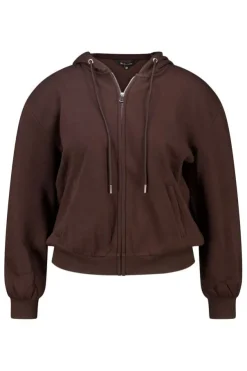 Sweat vest met capuchon
