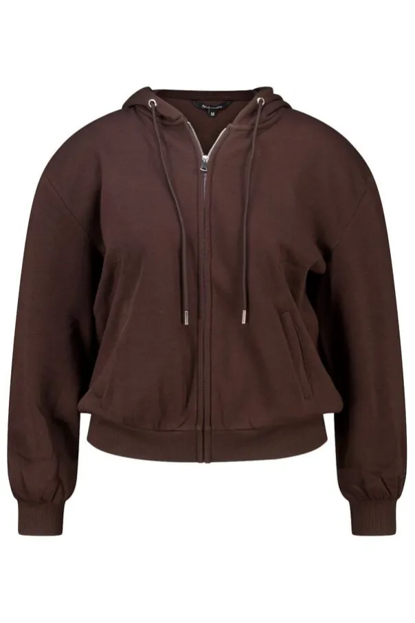 Sweat vest met capuchon