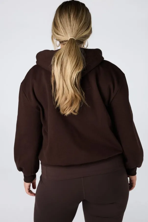 Sweat vest met capuchon