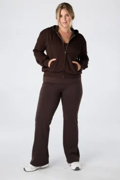 Sweat vest met capuchon