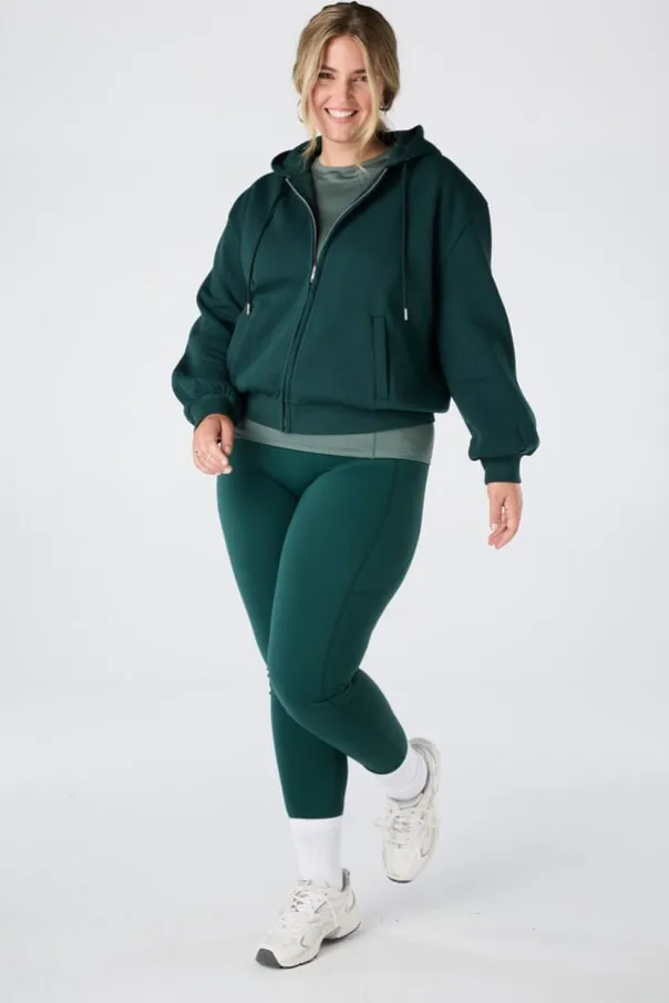 Sweat vest met capuchon