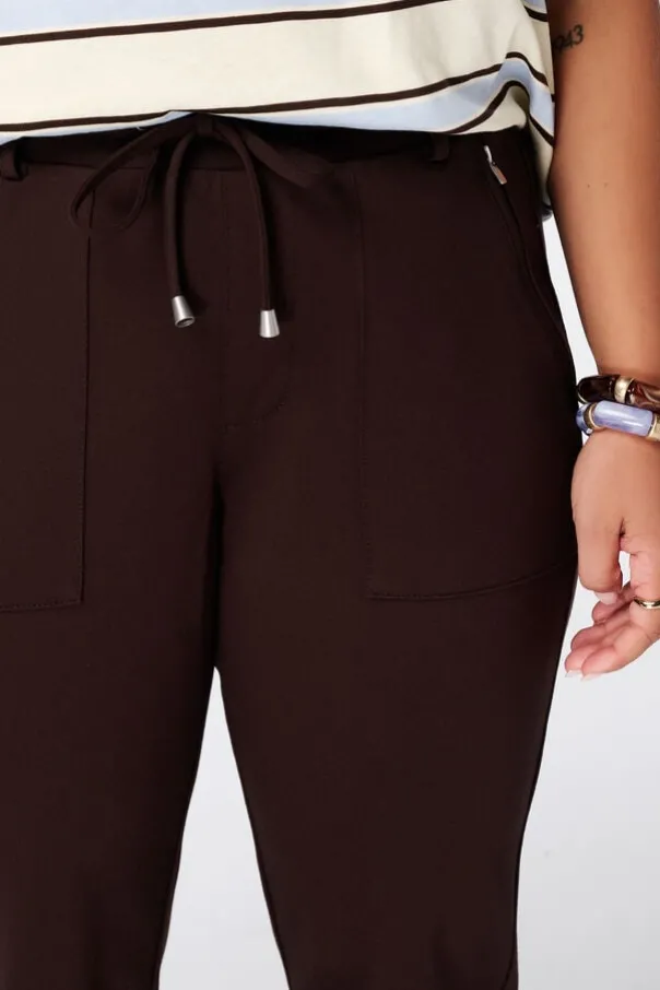 Tapered broek met elastische taille