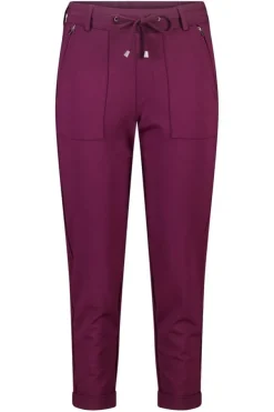 Tapered broek met elastische taille