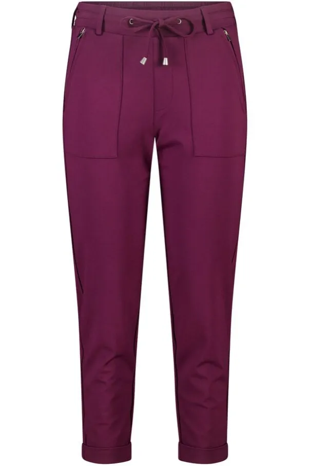 Tapered broek met elastische taille