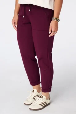 Tapered broek met elastische taille