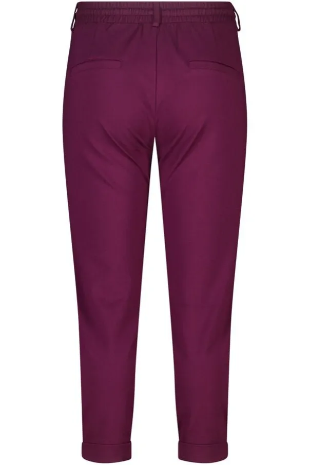 Tapered broek met elastische taille