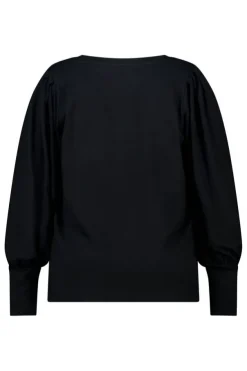 Top met pofmouwen