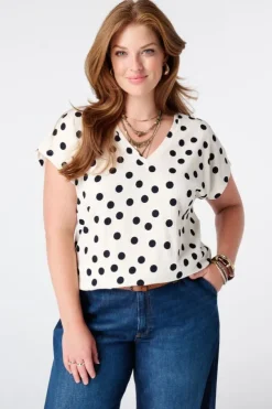 Top met polka dot