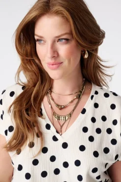 Top met polka dot