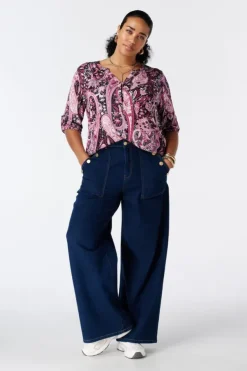 Top met print