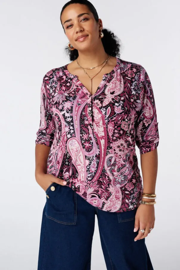 Top met print
