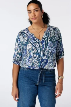 Top met print