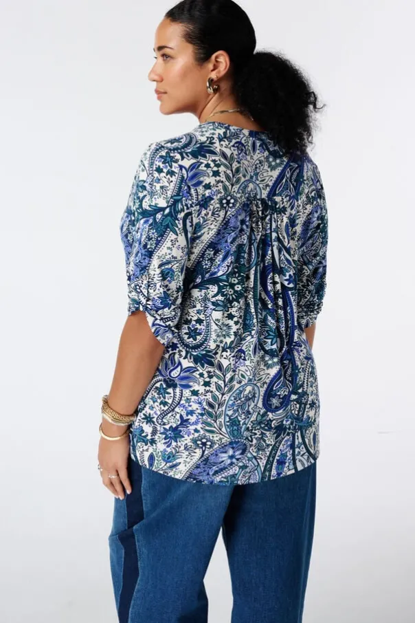 Top met print
