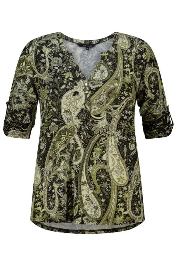 Top met print