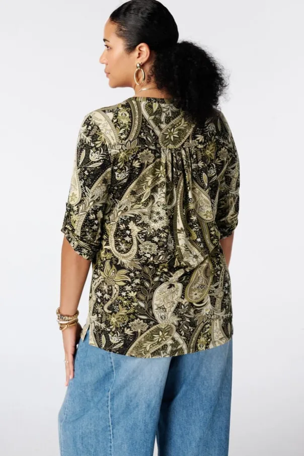 Top met print