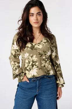 Top met print