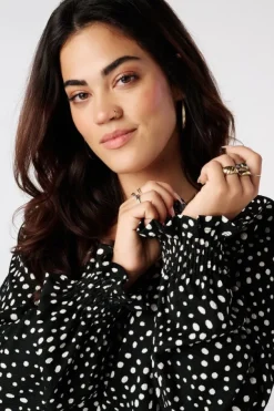 Top met print