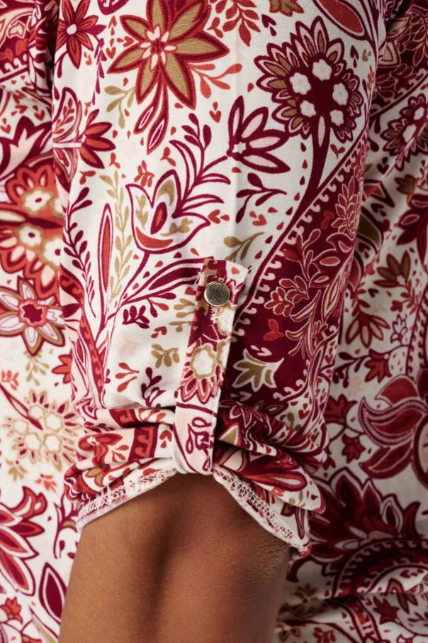 Top met print