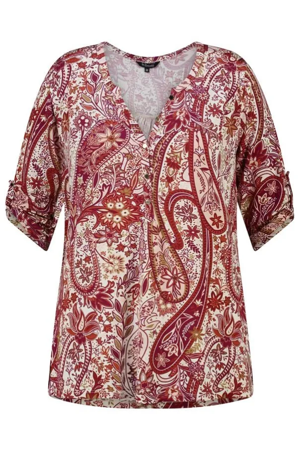 Top met print