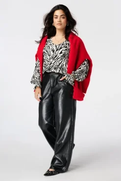 Top met print
