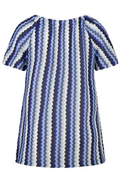 Top met zigzag print
