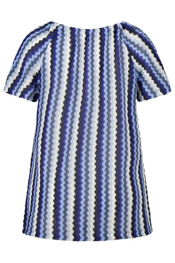 Top met zigzag print