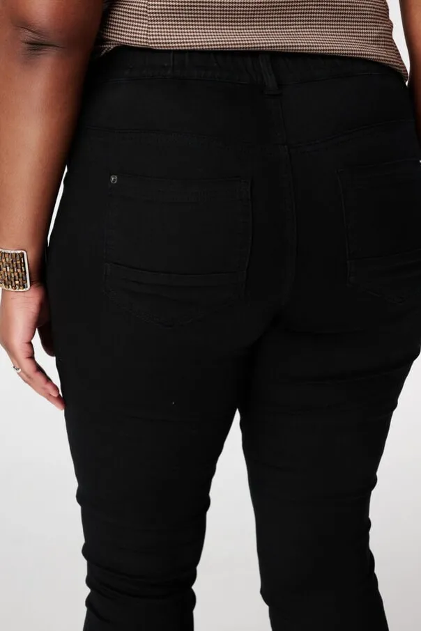 Tregging met denim look