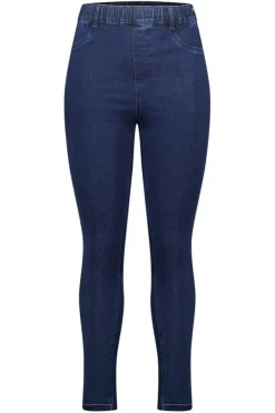 Tregging met denim look