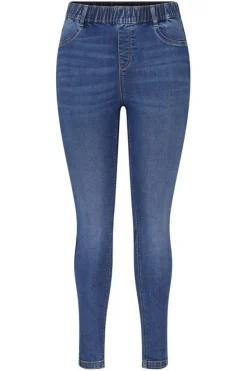 Tregging met denim look