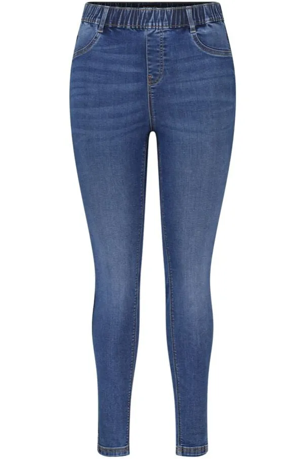Tregging met denim look